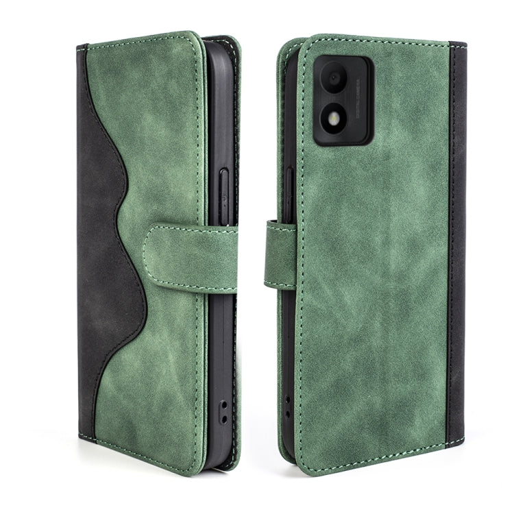 For TCL 303 Stitching Horizontal Flip Leather Phone Case