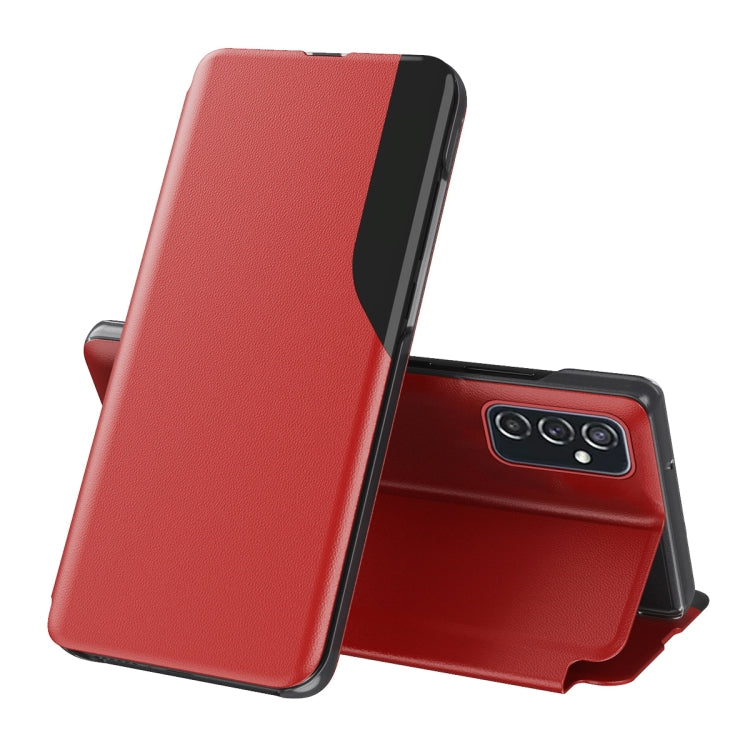For Samsung Galaxy M23 5G Attraction Flip Holder Leather Phone Case