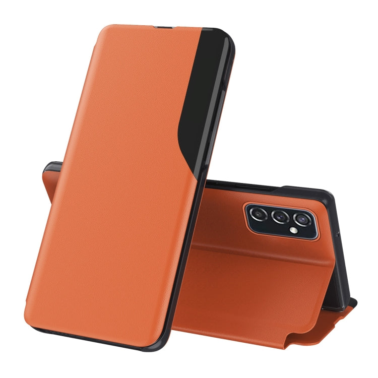 For Samsung Galaxy M23 5G Attraction Flip Holder Leather Phone Case