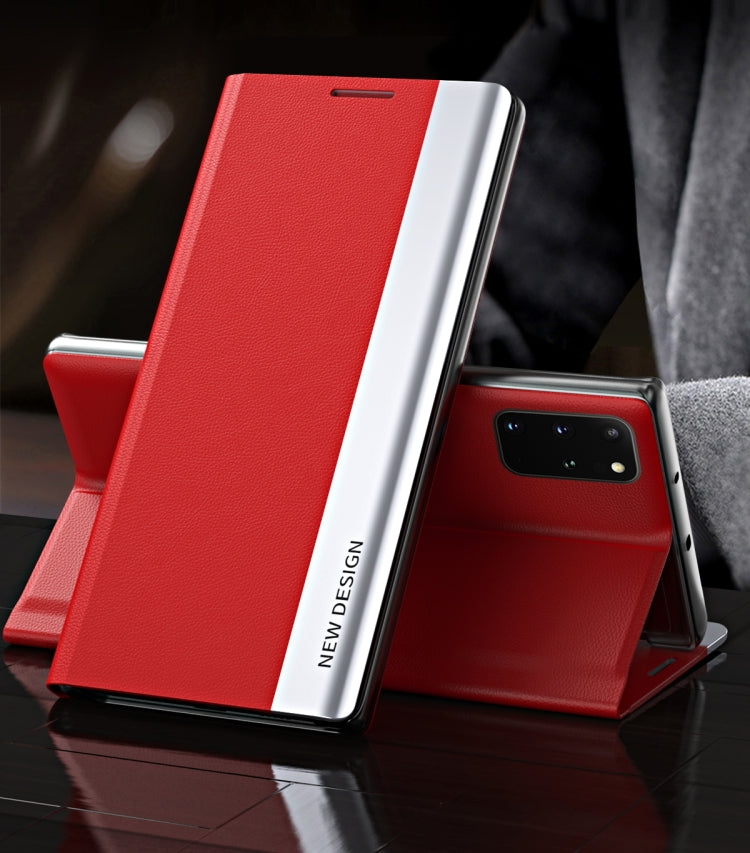 For Samsung Galaxy A13 4G Side Electroplated Adsorption Flip Leather Case