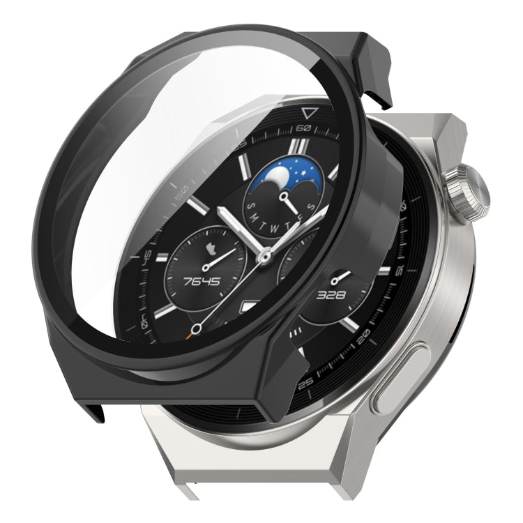For Huawei GT3 Pro 46mm PC + Tempered Film All-in-one All-inclusive Watch Protective Case