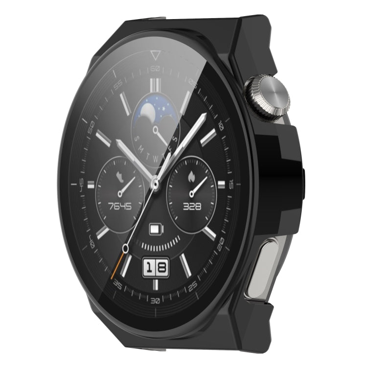 For Huawei GT3 Pro 46mm PC + Tempered Film All-in-one All-inclusive Watch Protective Case