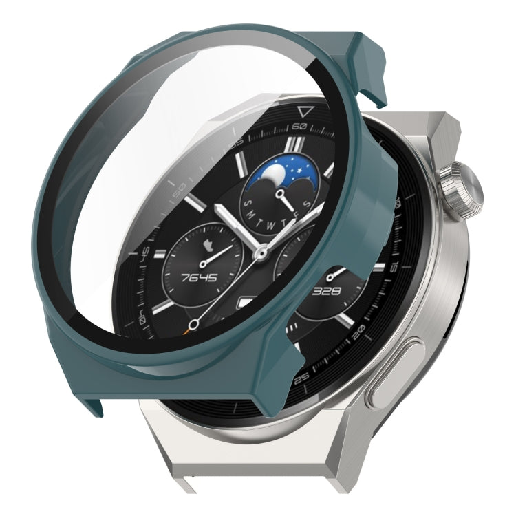 For Huawei GT3 Pro 46mm PC + Tempered Film All-in-one All-inclusive Watch Protective Case