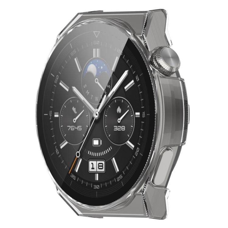 For Huawei GT3 Pro 46mm PC + Tempered Film All-in-one All-inclusive Watch Protective Case