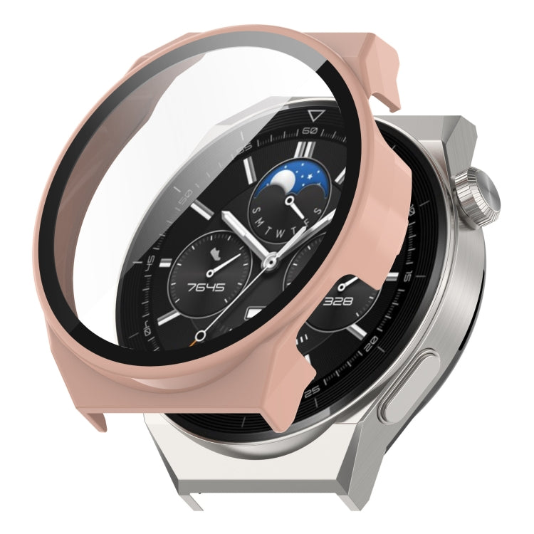 For Huawei GT3 Pro 46mm PC + Tempered Film All-in-one All-inclusive Watch Protective Case