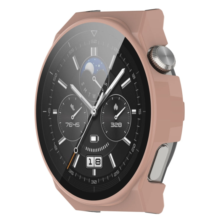 For Huawei GT3 Pro 46mm PC + Tempered Film All-in-one All-inclusive Watch Protective Case