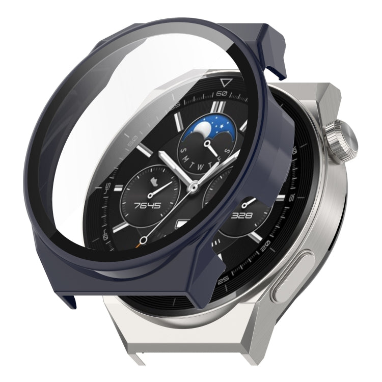 For Huawei GT3 Pro 46mm PC + Tempered Film All-in-one All-inclusive Watch Protective Case