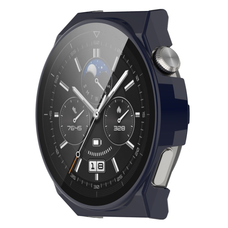 For Huawei GT3 Pro 46mm PC + Tempered Film All-in-one All-inclusive Watch Protective Case