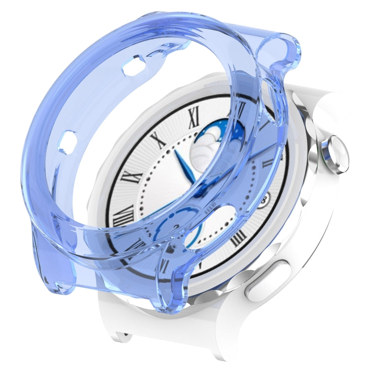 For Huawei GT 3 Pro 46mm TPU Transparent Hollow Watch Case
