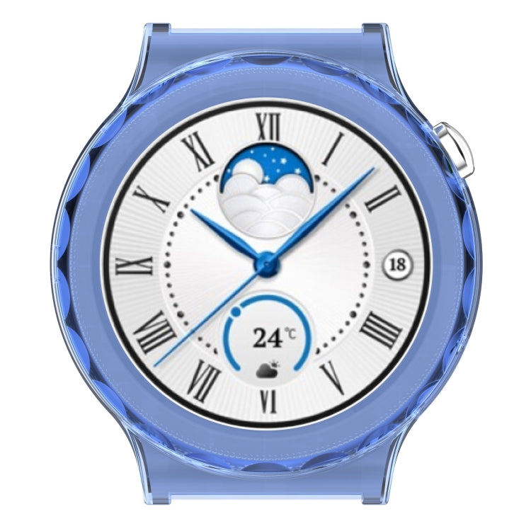 For Huawei GT 3 Pro 46mm TPU Transparent Hollow Watch Case