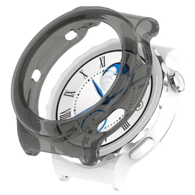 For Huawei GT 3 Pro 43mm TPU Transparent Hollow Watch Case
