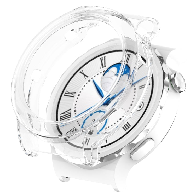 For Huawei GT 3 Pro 43mm TPU Transparent Hollow Watch Case