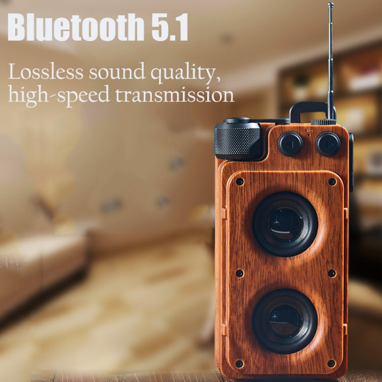 A8 Portable Retro FM Radio Wireless Bluetooth Speaker