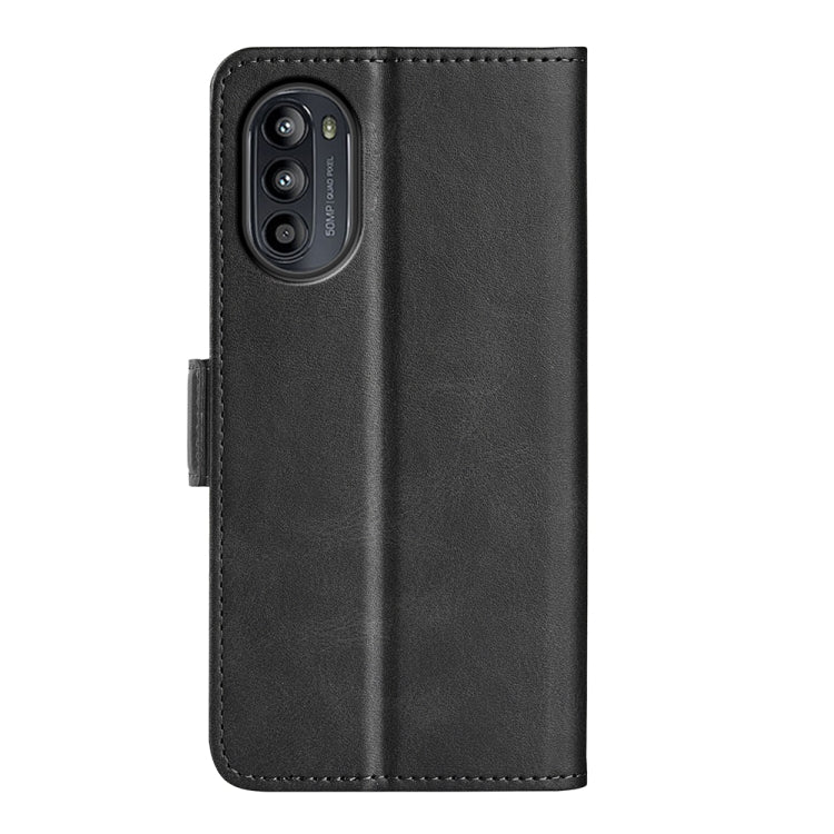 For Motorola Moto G52j 5G Dual-side Magnetic Buckle Flip Leather Phone Case