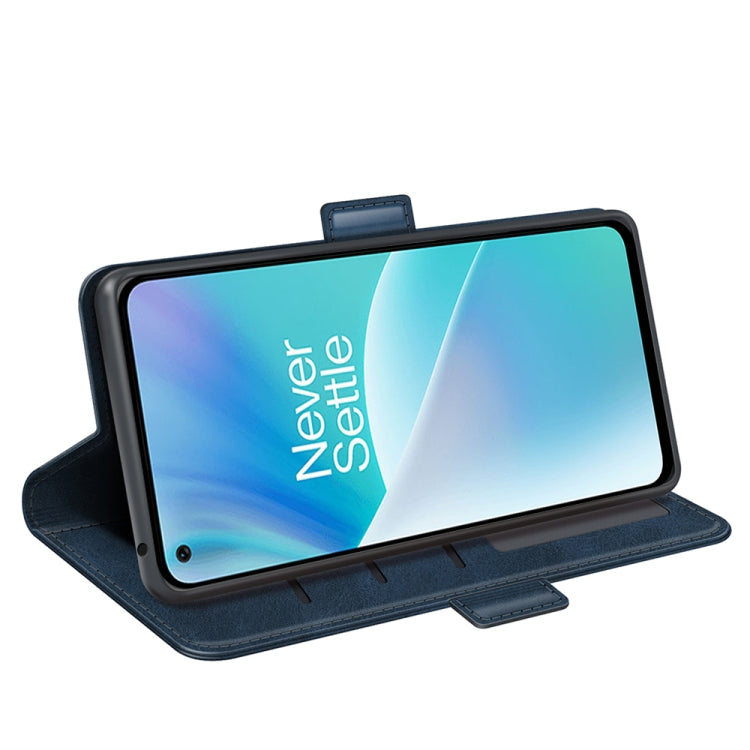 For OnePlus Nord 2T 5G Dual-side Magnetic Buckle Flip Leather Phone Case