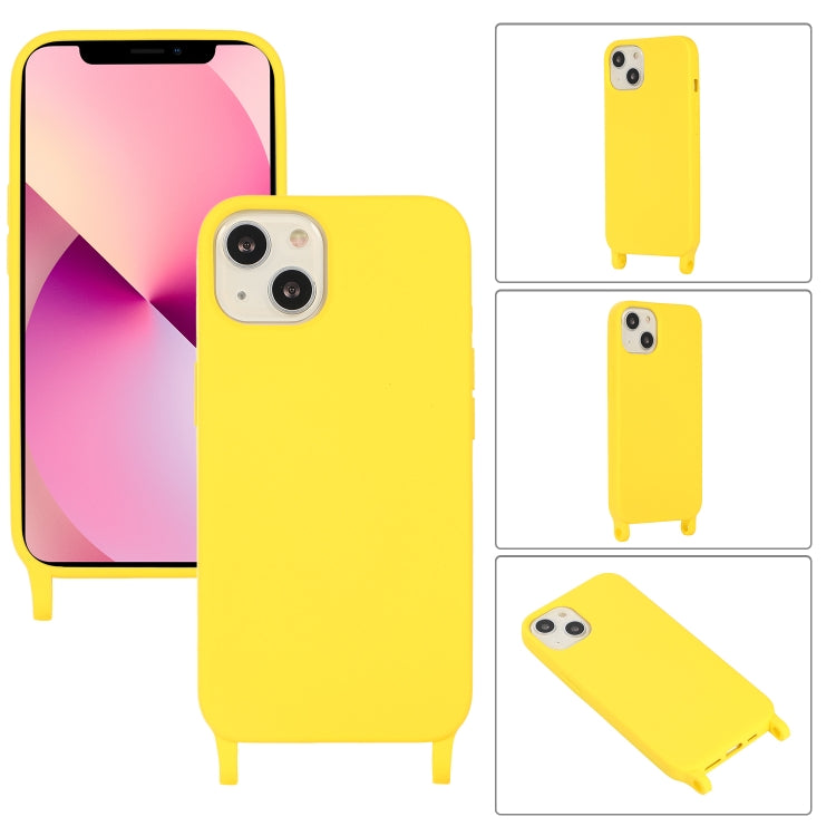 For iPhone 12 Pro Max Crossbody Lanyard Elastic Silicone Phone Case