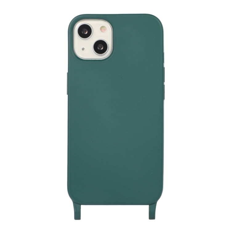 For iPhone 12 Pro Max Crossbody Lanyard Elastic Silicone Phone Case