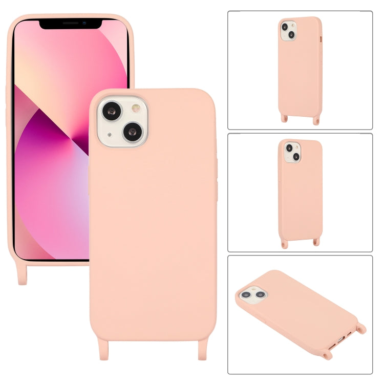 For iPhone 12 Pro Max Crossbody Lanyard Elastic Silicone Phone Case