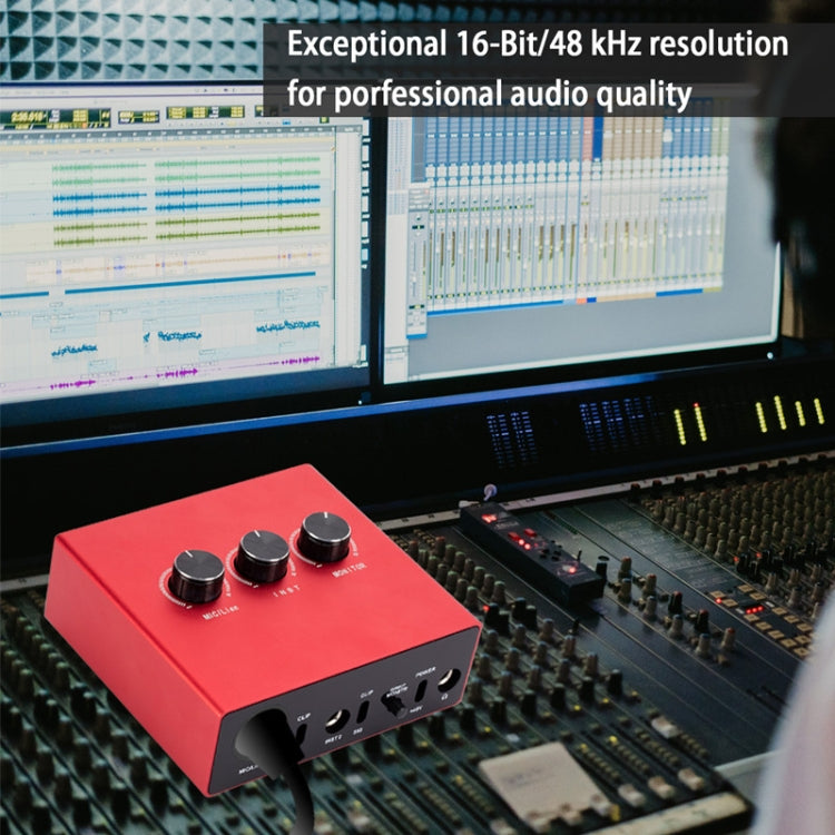 2x2 USB Recording Audio Sound Card