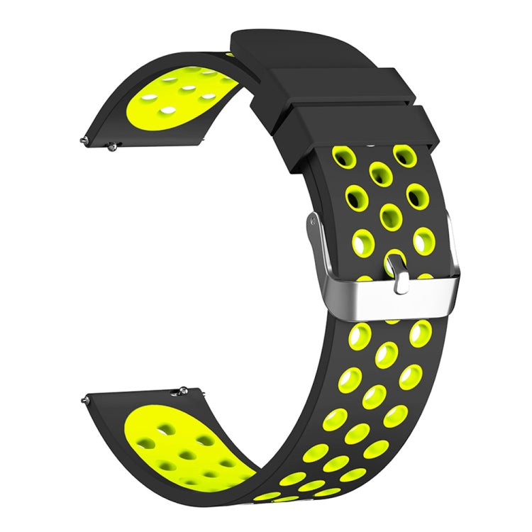 For Fossil Gen 5 Carlyle /Julianna /Garrett /Carlyle HR Dual Color Silicone Watch Band
