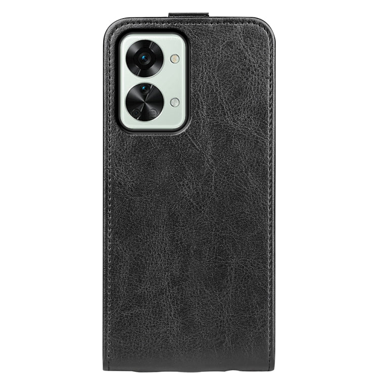 For OnePlus Nord 2T 5G R64 Texture Vertical Flip Leather Phone Case