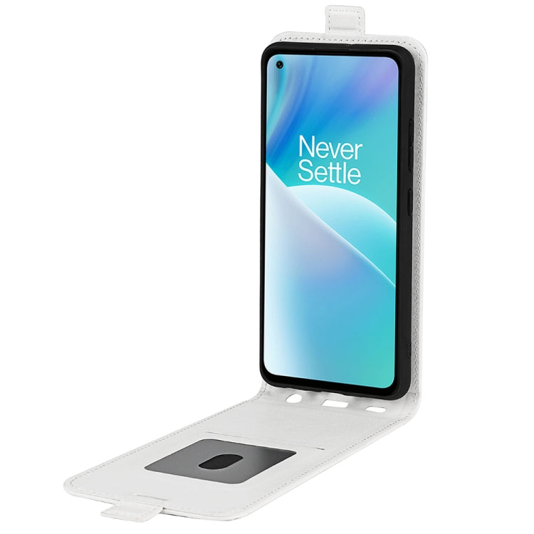 For OnePlus Nord 2T 5G R64 Texture Vertical Flip Leather Phone Case