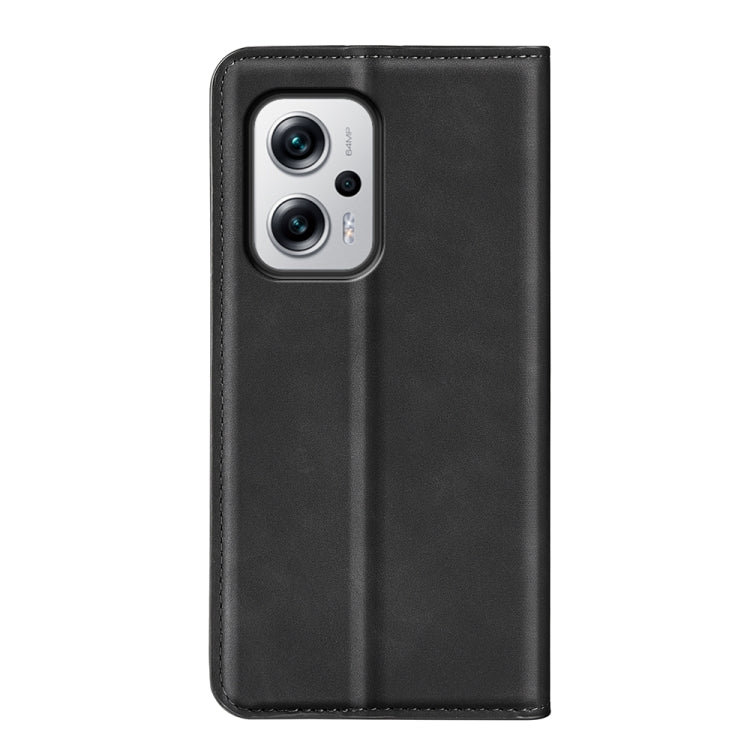 For Xiaomi Redmi Note 11T Pro / Note 11T Pro+ Retro-skin  Magnetic Suction Leather Phone Case
