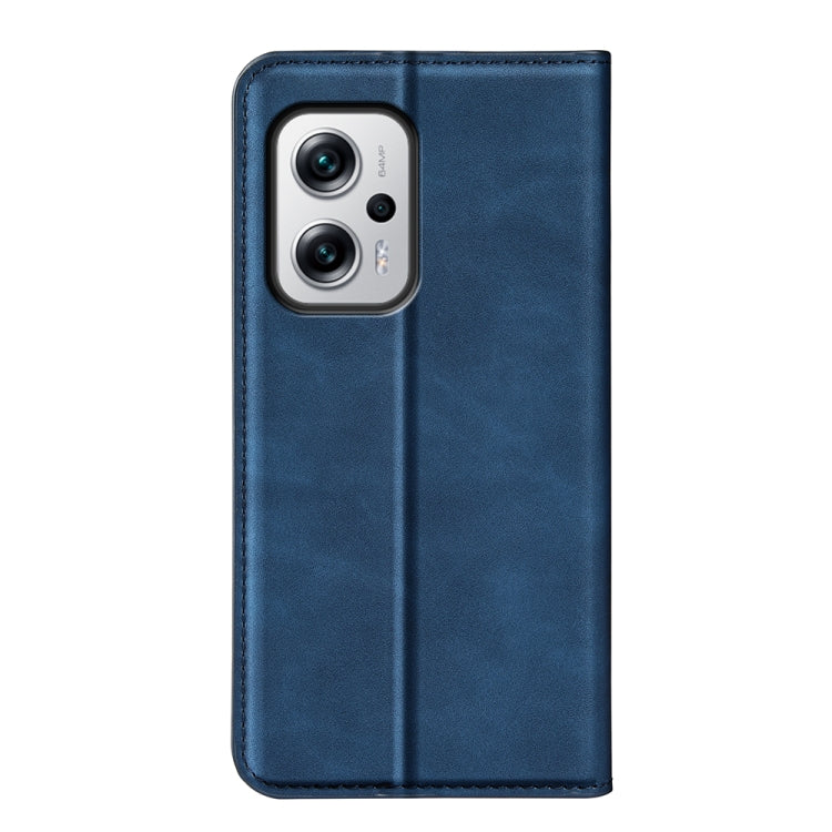 For Xiaomi Redmi Note 11T Pro / Note 11T Pro+ Retro-skin  Magnetic Suction Leather Phone Case