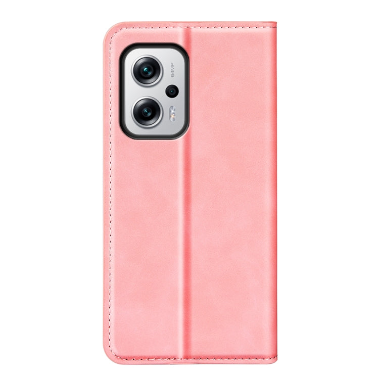 For Xiaomi Redmi Note 11T Pro / Note 11T Pro+ Retro-skin  Magnetic Suction Leather Phone Case