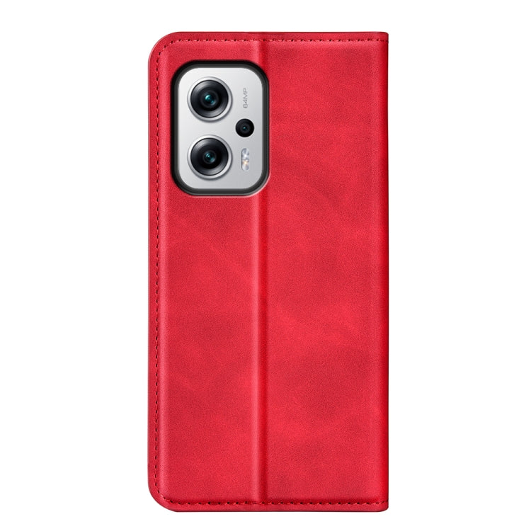 For Xiaomi Redmi Note 11T Pro / Note 11T Pro+ Retro-skin  Magnetic Suction Leather Phone Case