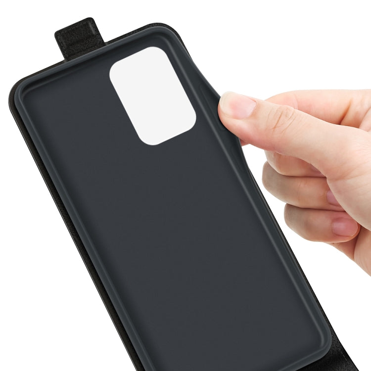 For Xiaomi Redmi Note 11T Pro / Note 11T Pro+ R64 Texture Vertical Flip Leather Phone Case