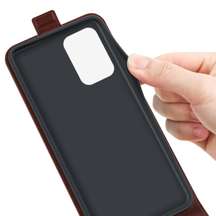 For Xiaomi Redmi Note 11T Pro / Note 11T Pro+ R64 Texture Vertical Flip Leather Phone Case