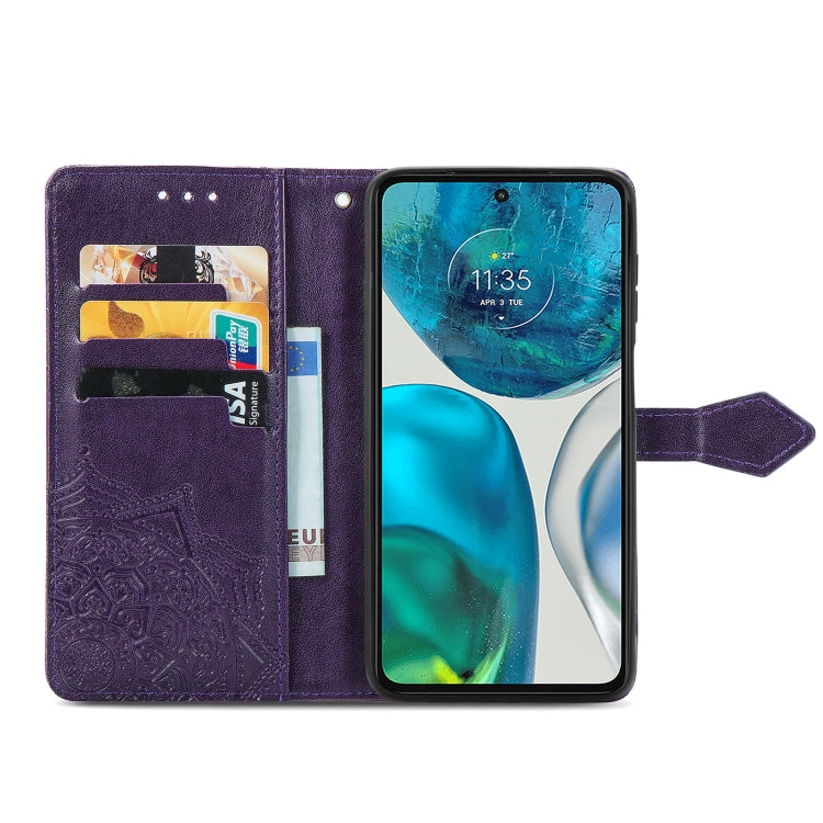 For OPPO Realme C35 Mandala Flower Embossed Horizontal Flip Leather Phone Case