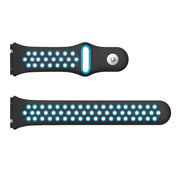 For Fitbit Ionic Breathable Two-tone Silicone Watch Band