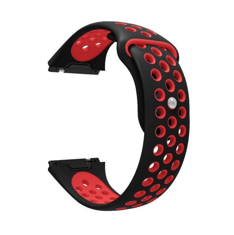 For Fitbit Ionic Breathable Two-tone Silicone Watch Band