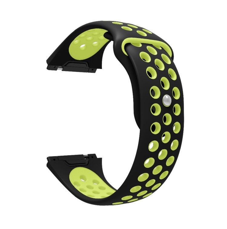 For Fitbit Ionic Breathable Two-tone Silicone Watch Band