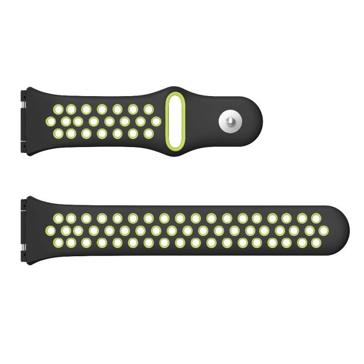 For Fitbit Ionic Breathable Two-tone Silicone Watch Band