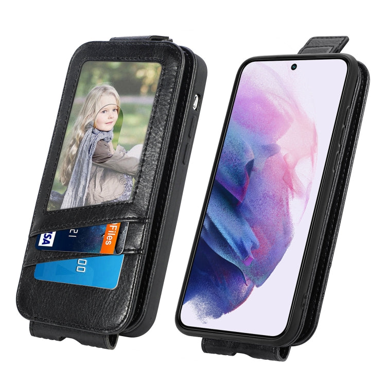 For Samsung Galaxy S22 Plus 5G Zipper Wallet Vertical Flip Leather Phone Case