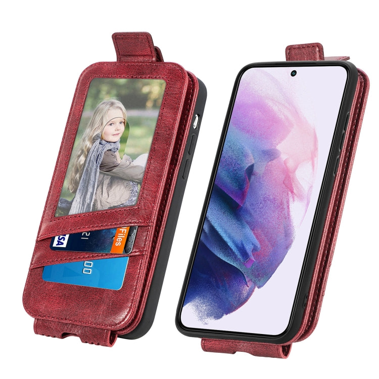 For Samsung Galaxy S22 Plus 5G Zipper Wallet Vertical Flip Leather Phone Case