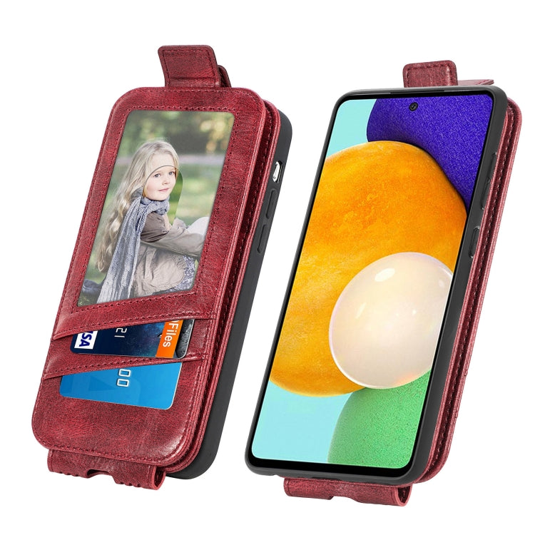 For Samsung Galaxy A52 5G / 4G Zipper Wallet Vertical Flip Leather Phone Case