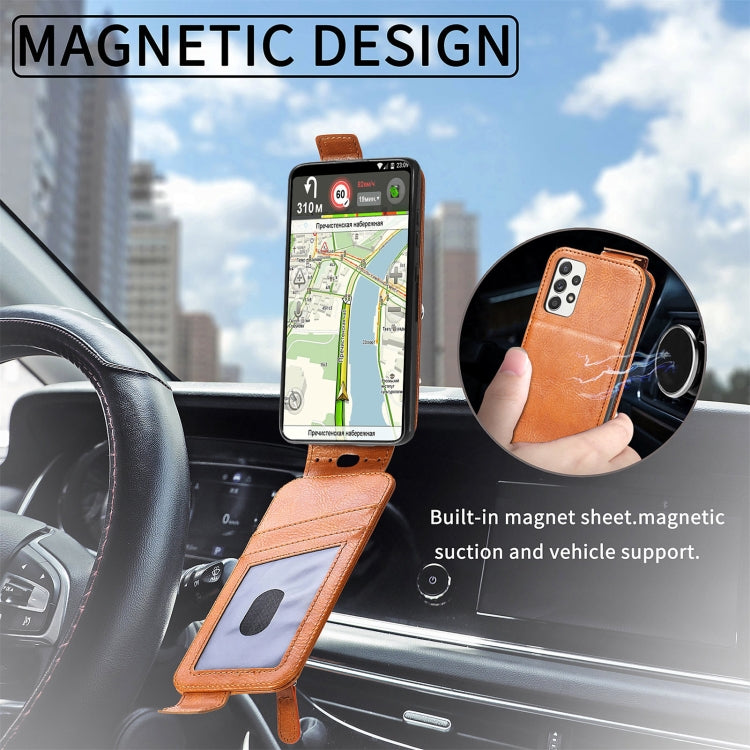 For Samsung Galaxy A52 5G / 4G Zipper Wallet Vertical Flip Leather Phone Case