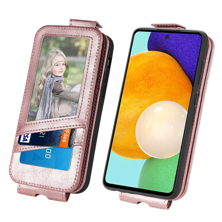 For Samsung Galaxy A52 5G / 4G Zipper Wallet Vertical Flip Leather Phone Case