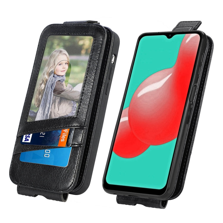 For Samsung Galaxy A32 5G Zipper Wallet Vertical Flip Leather Phone Case