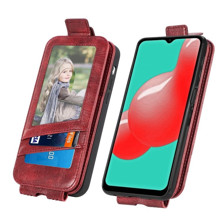 For Samsung Galaxy A32 5G Zipper Wallet Vertical Flip Leather Phone Case
