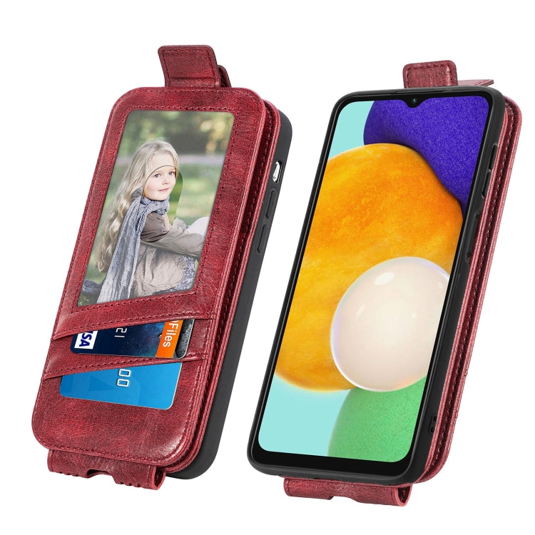 For Samsung Galaxy A13 5G Zipper Wallet Vertical Flip Leather Phone Case