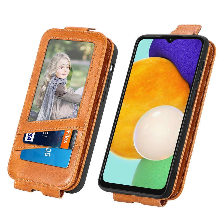 For Samsung Galaxy A13 5G Zipper Wallet Vertical Flip Leather Phone Case