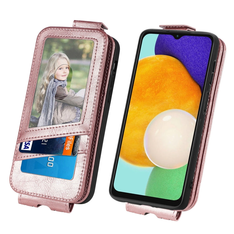 For Samsung Galaxy A13 5G Zipper Wallet Vertical Flip Leather Phone Case