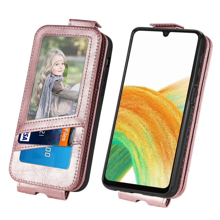 For Samsung Galaxy A13 4G Zipper Wallet Vertical Flip Leather Phone Case