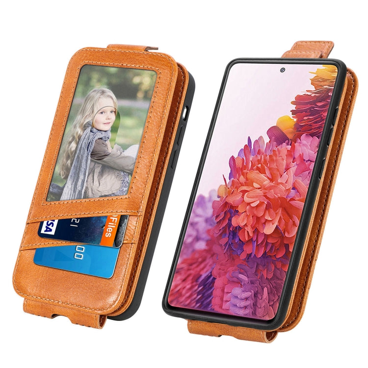For Samsung Galaxy S20 FE 2022 Zipper Wallet Vertical Flip Leather Phone Case
