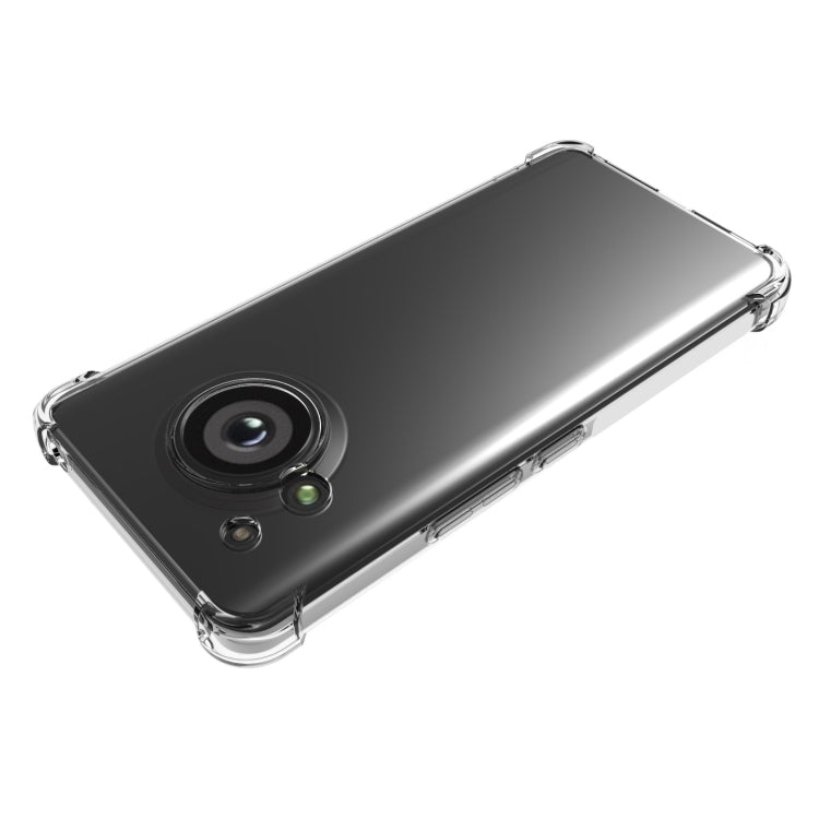 For Sharp Aquos R7 JSM Transparent TPU Airbag Shockproof Antiskid Phone Case